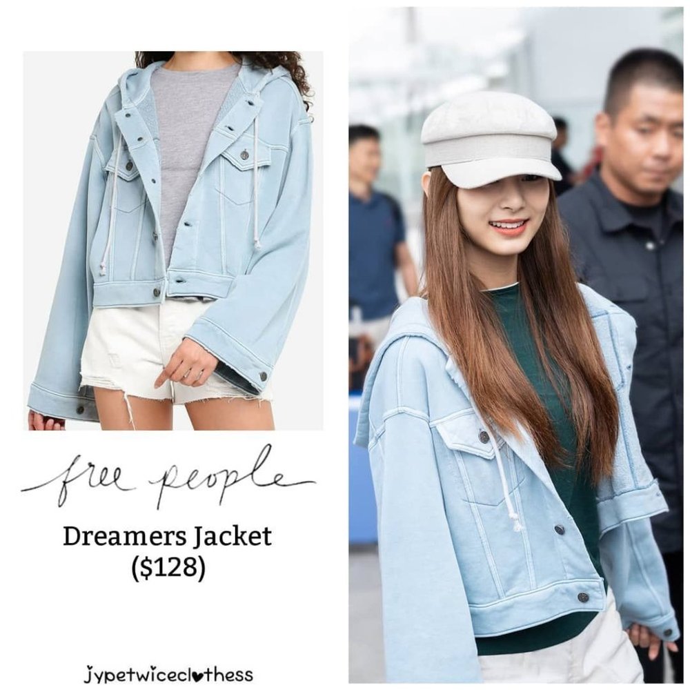 NWT Free People Dreamers Hooded Cropped Jacket